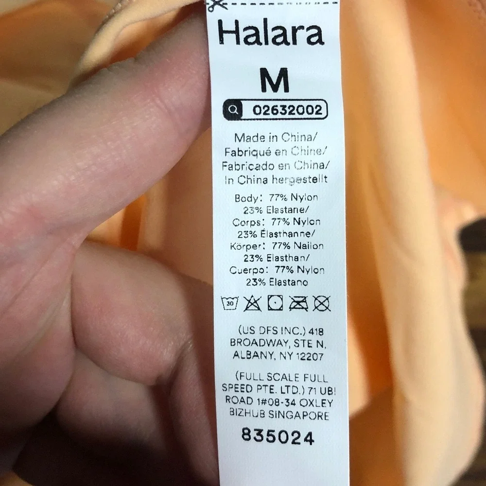 Halara SoftlyZero Plush Backless Active Dress Size M Apricot Sherbet Active - Picture 9 of 12